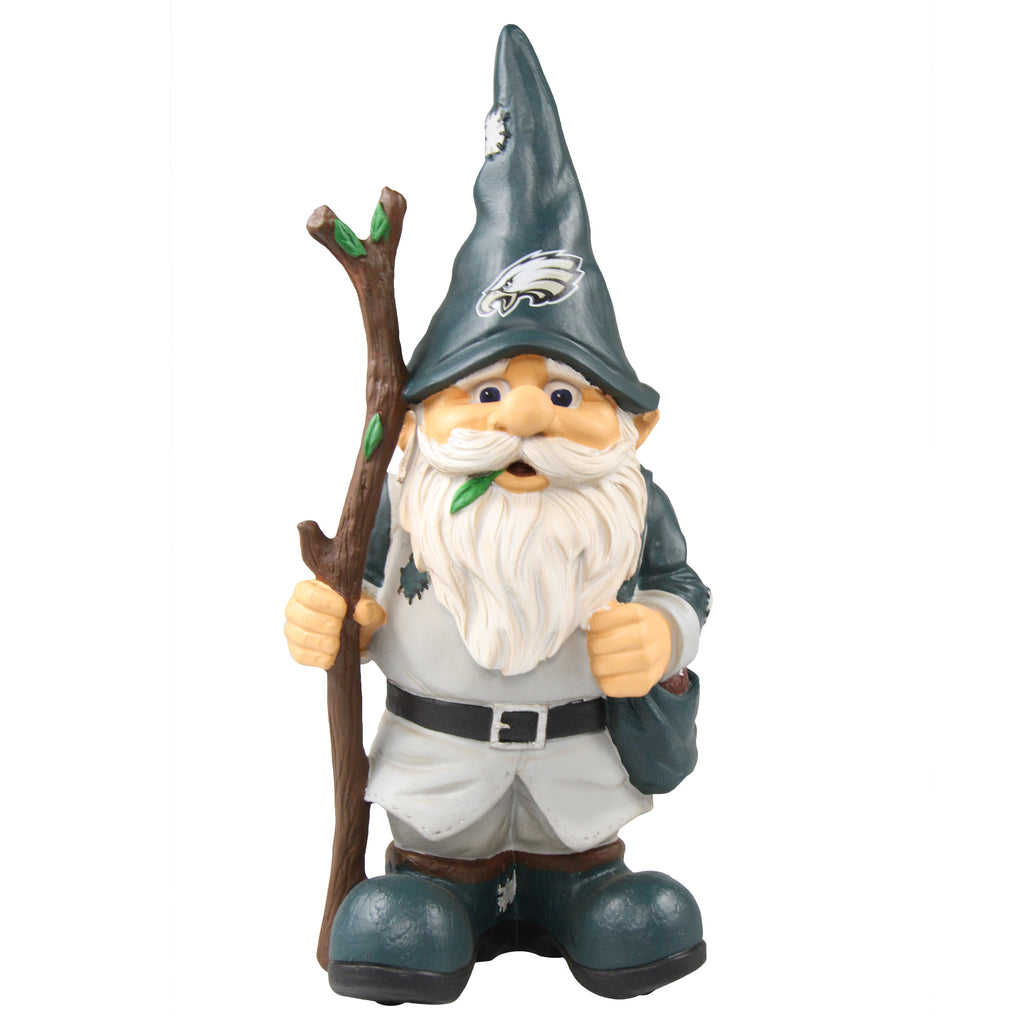 Philadelphia Eagles Gnome Holding Walking Stick – Fan Treasures