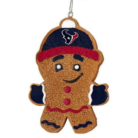 Houston Texans Gingerbread Man Ornament