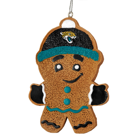Jacksonville Jaguars Gingerbread Man Ornament