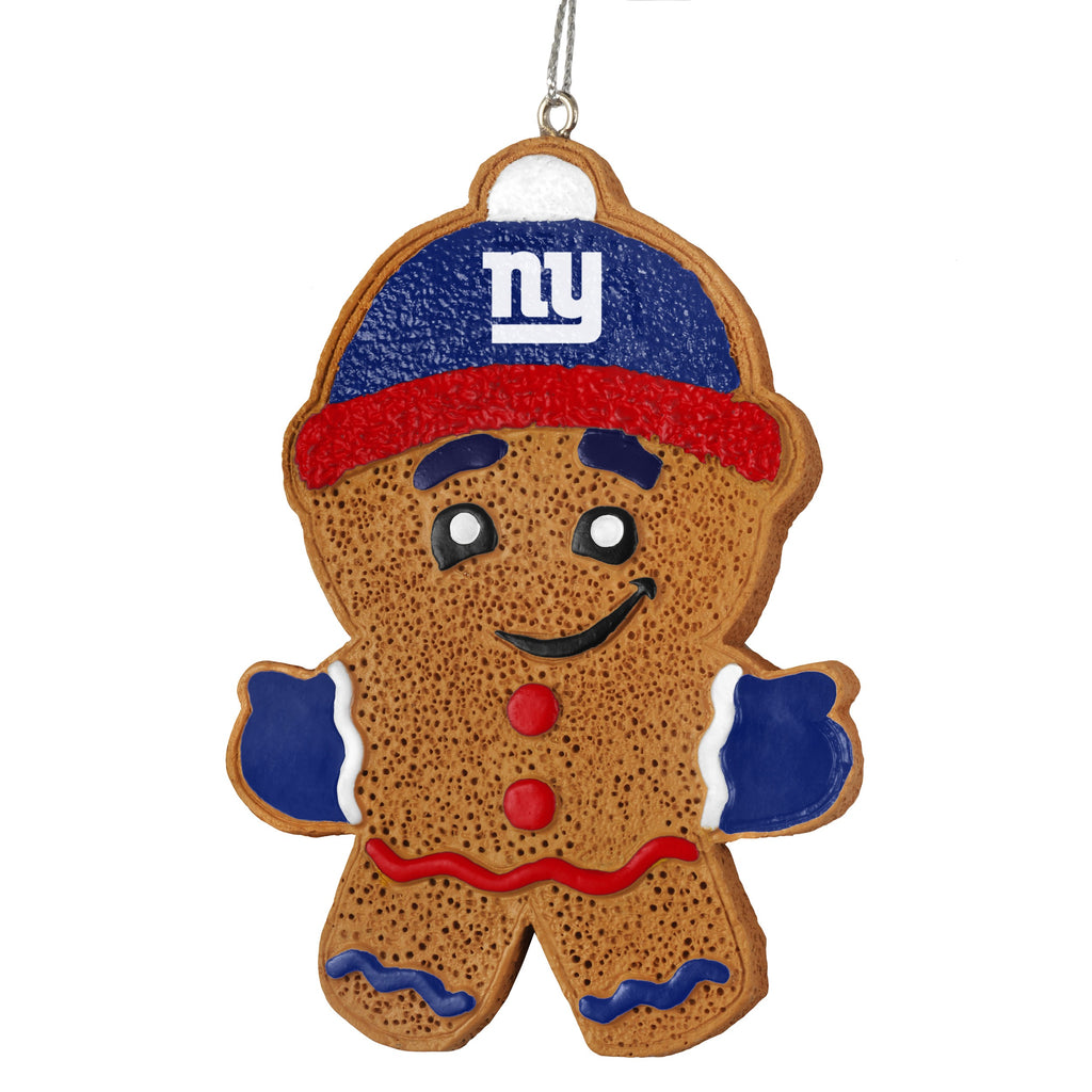 New York Giants Gingerbread Man Ornament
