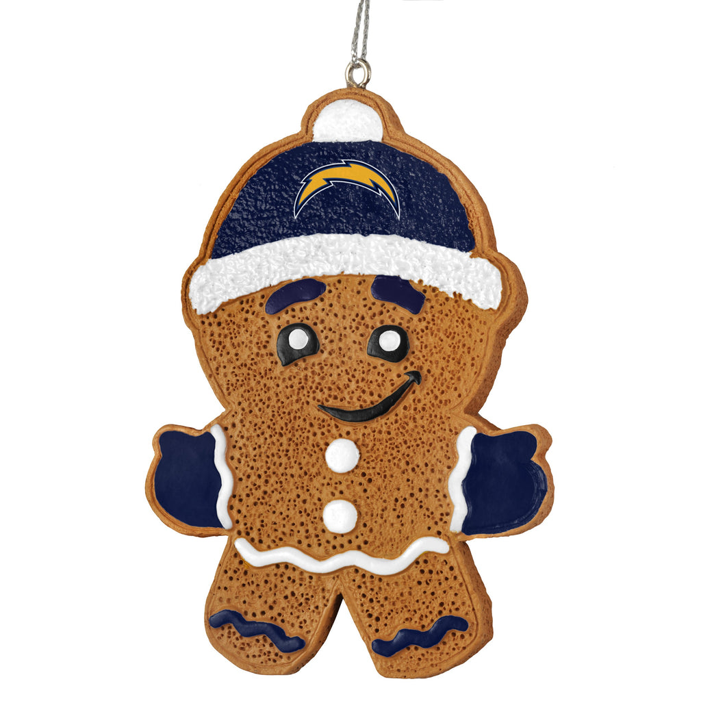 San Diego Chargers Gingerbread Man Ornament