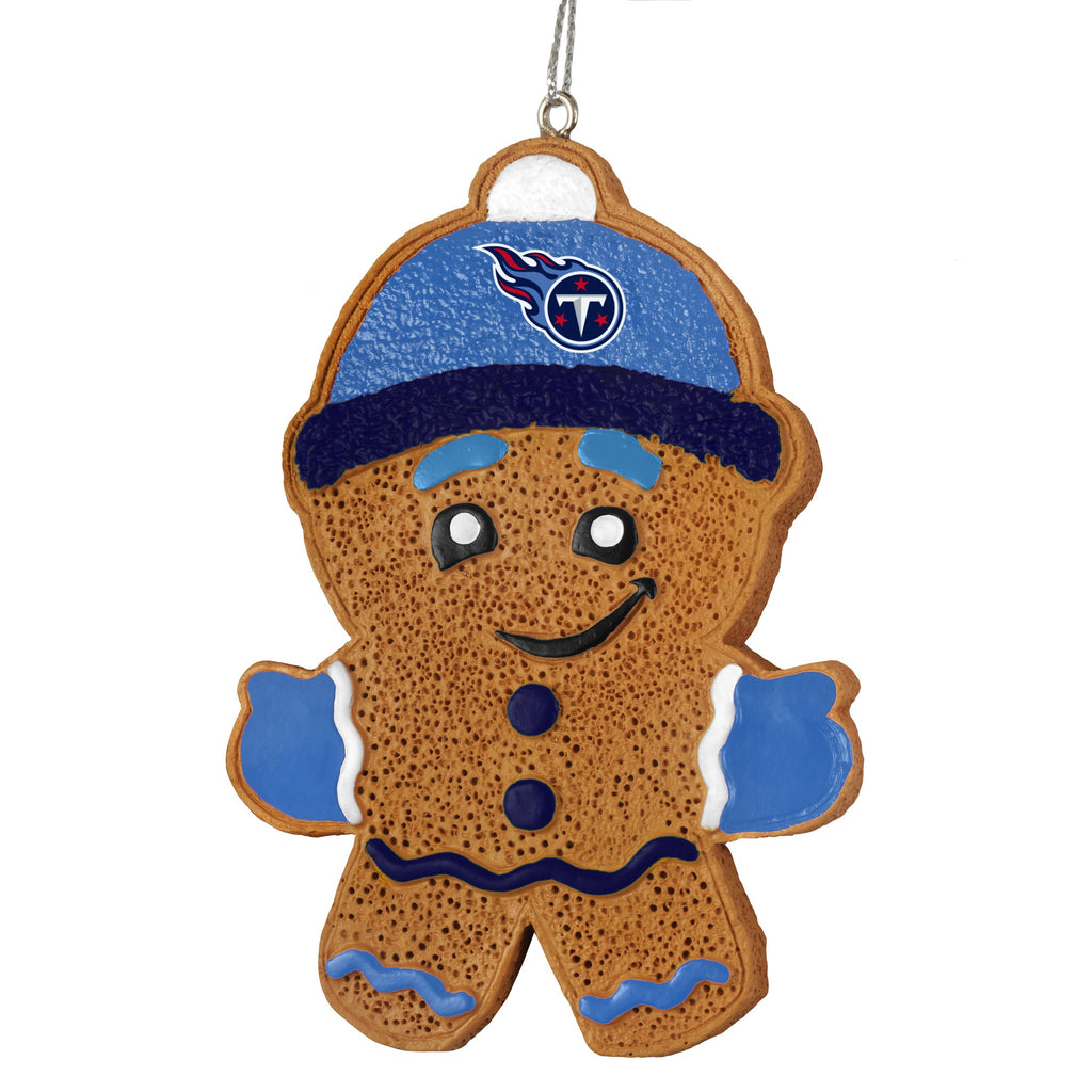 Tennessee Titans Gingerbread Man Ornament