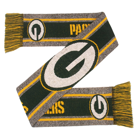 Green Bay Packers Gray Big Logo Scarf