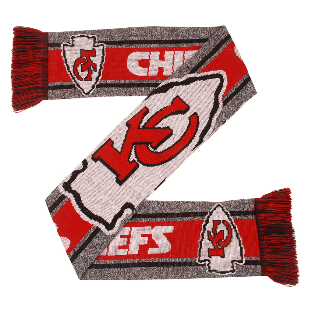 Kansas City Chiefs Gray Big Logo Scarf