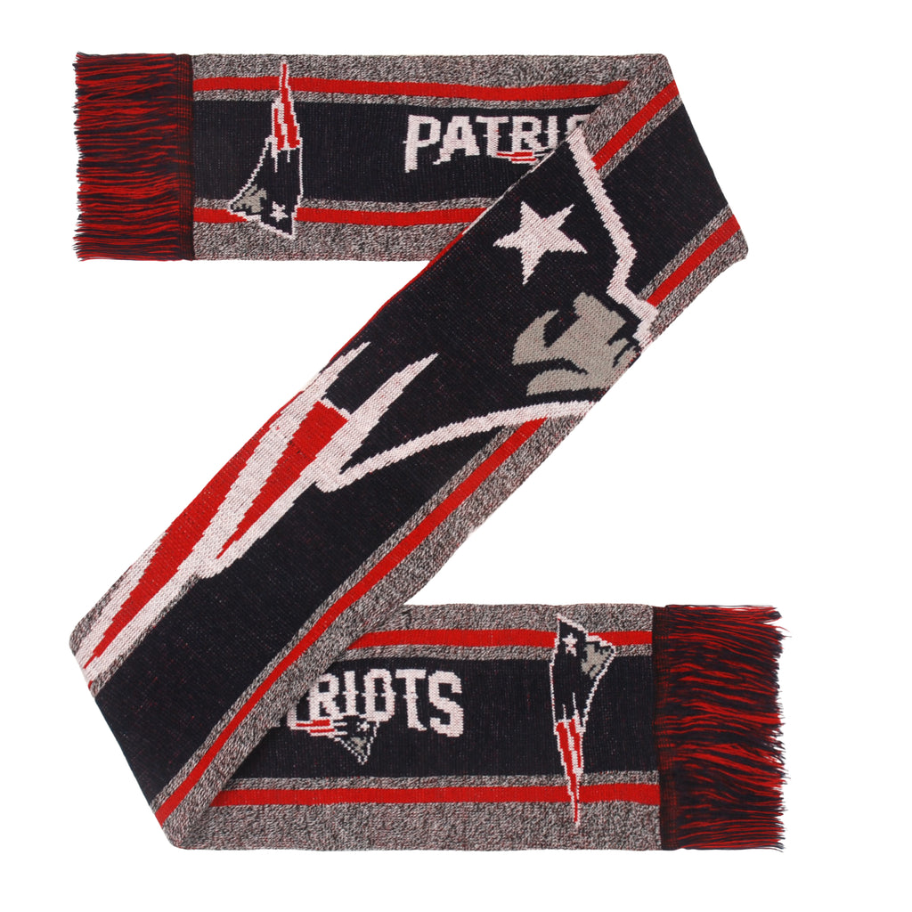New England Patriots Gray Big Logo Scarf