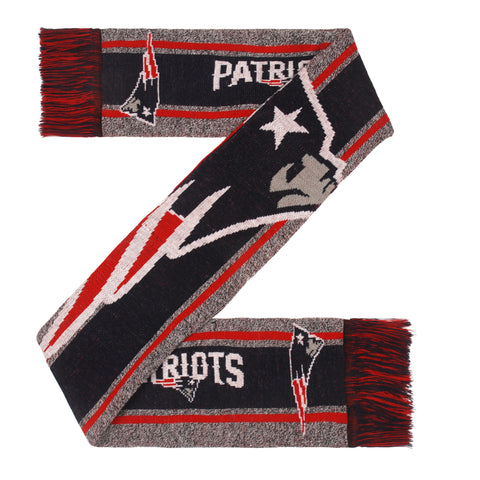 New England Patriots Gray Big Logo Scarf