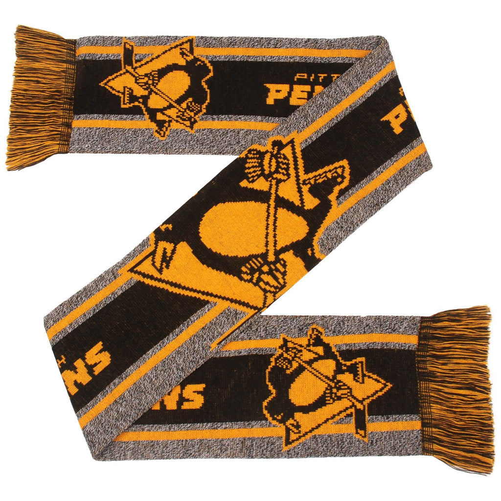 Pittsburgh Penguins Gray Big Logo Scarf
