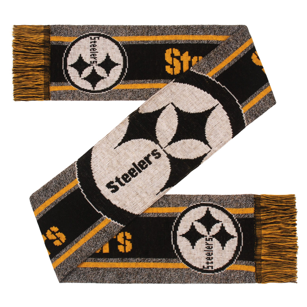Pittsburgh Steelers Gray Big Logo Scarf
