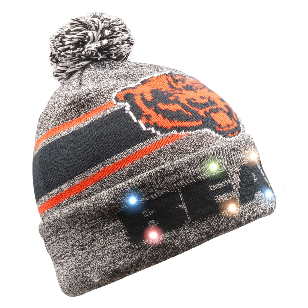 Chicago Bears Gray Stripe Beanie