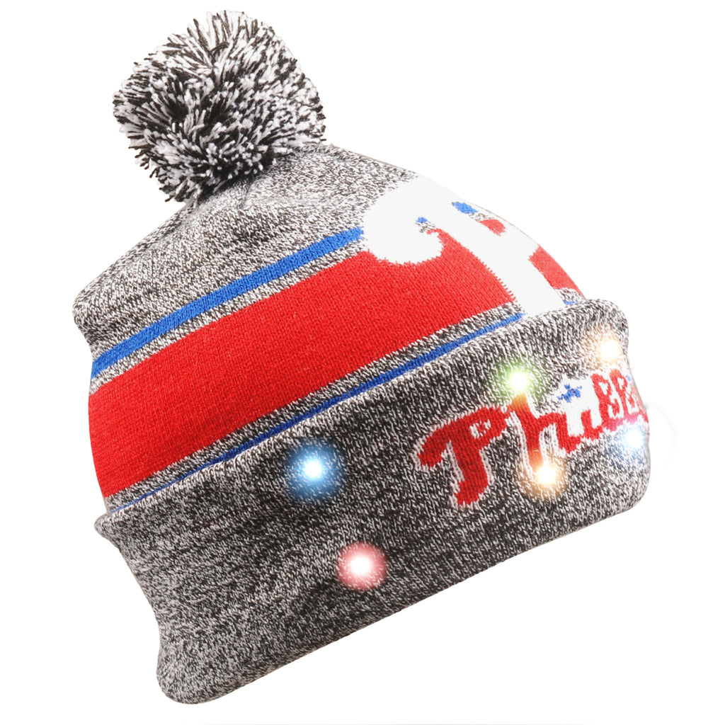 Philadelphia Phillies Gray Stripe Beanie