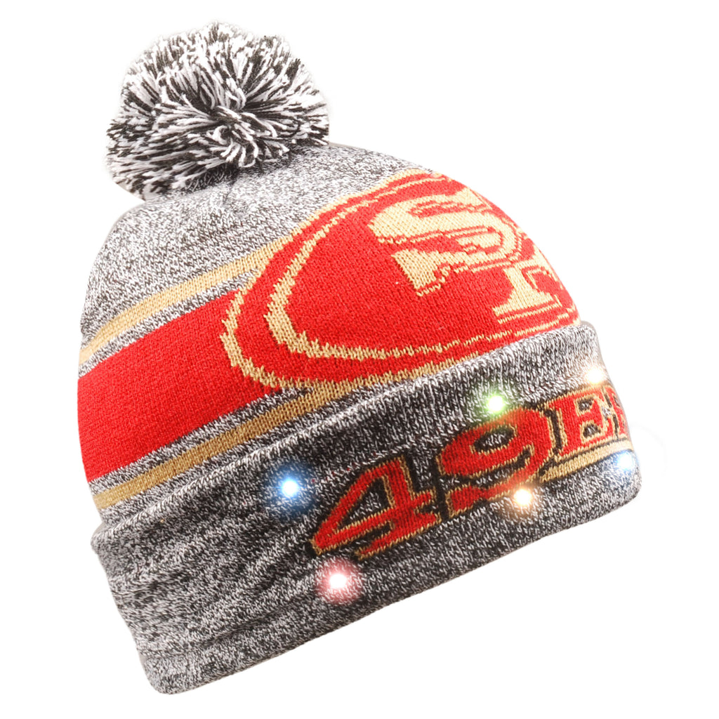 San Francisco 49ers Gray Stripe Beanie
