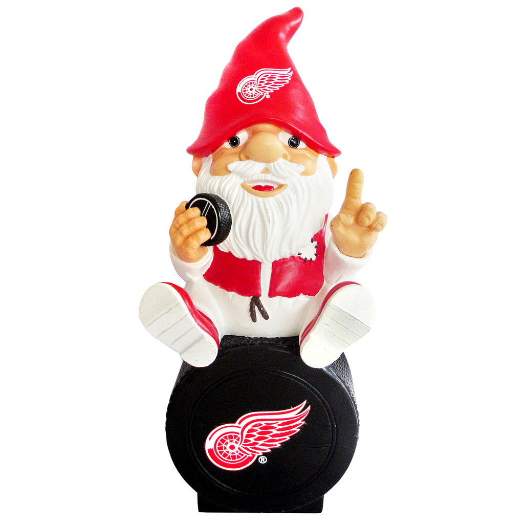 Detroit Red Wings Gnome Sitting on Logo