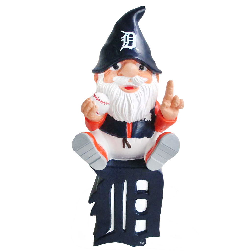 Detroit Tigers Gnome Sitting on Logo