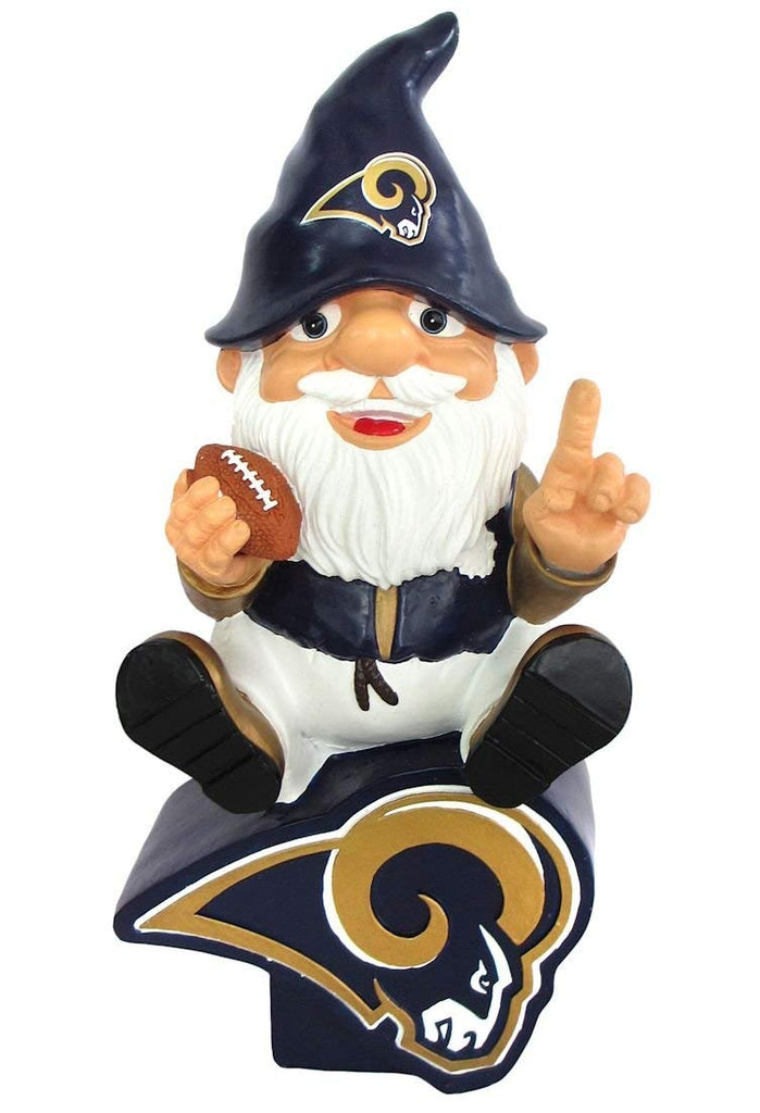 Los Angeles Rams Gnome Sitting on Logo