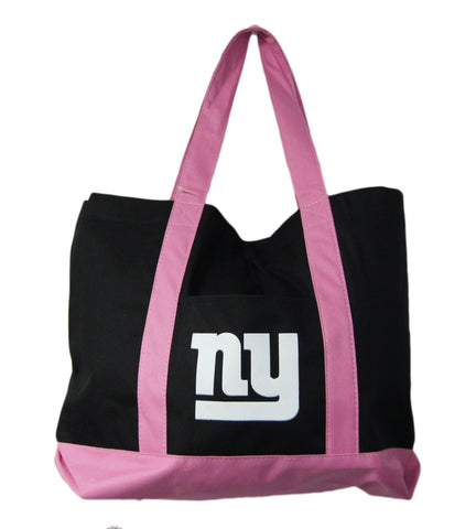 New York Giants Large Pink/ Black Tote