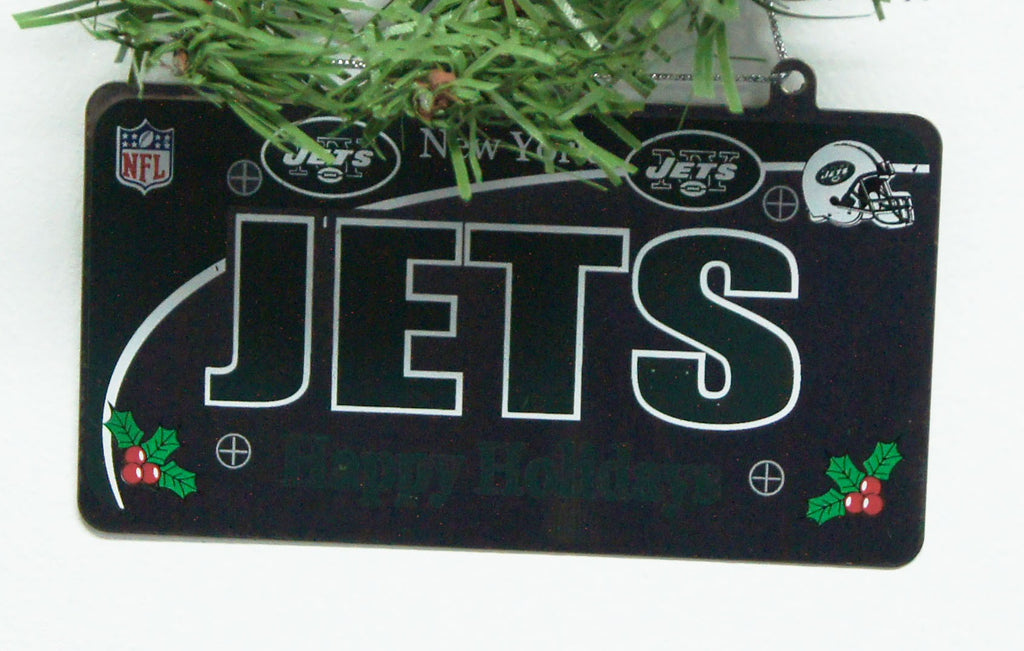 New York Jets License Plate Ornament