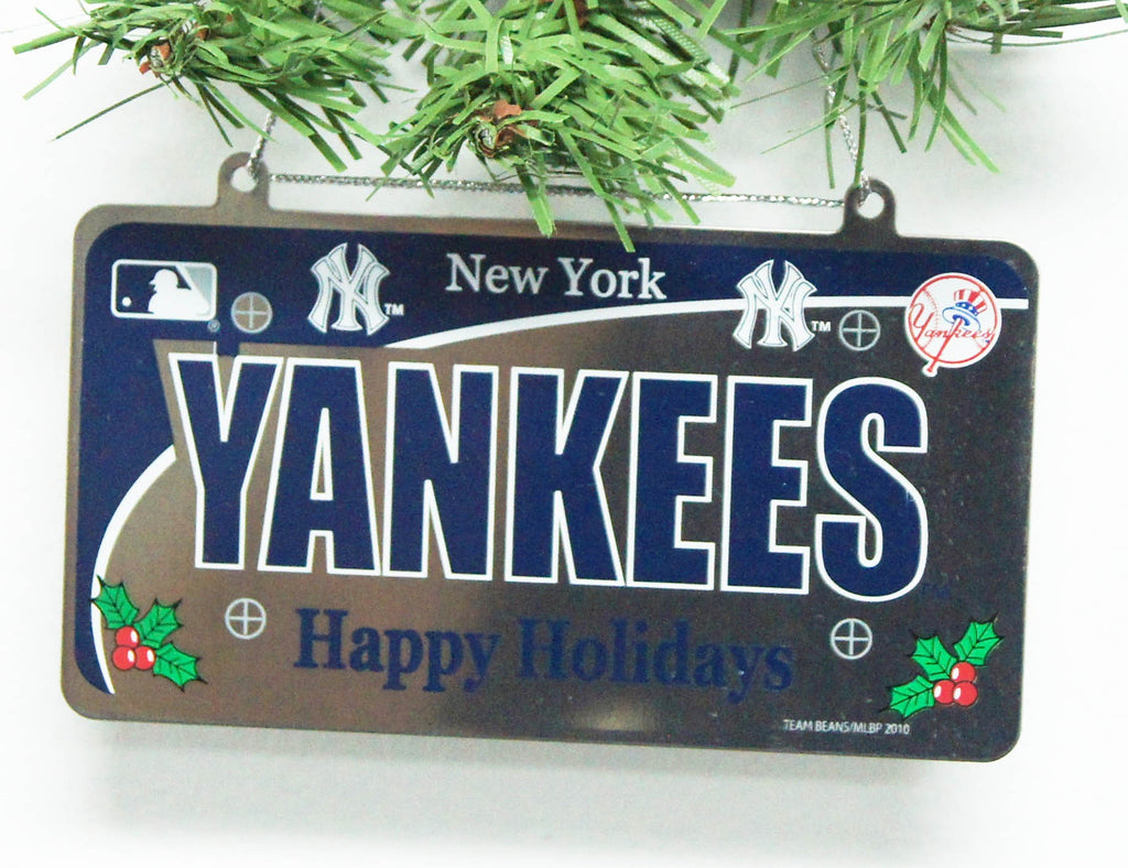 New York Yankees License Plate Ornament