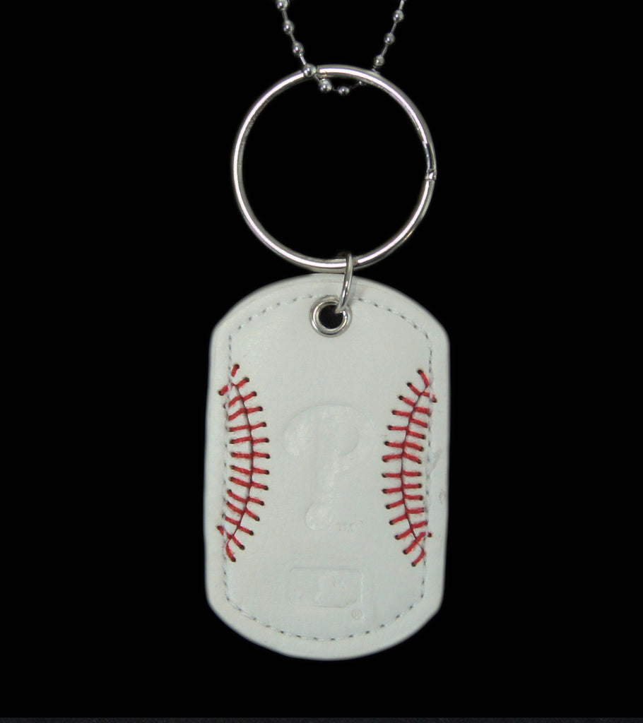 Philadelphia Phillies Leather Sport Tagz Dog Tag