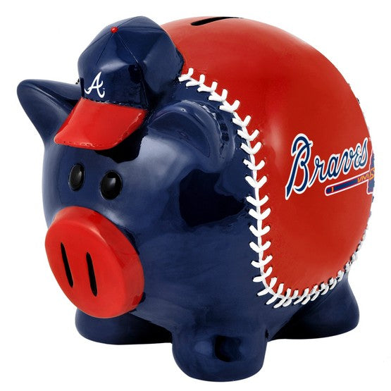Atlanta Braves Lg Thematic Piggy Bank