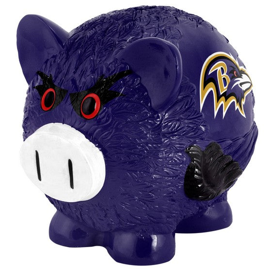 Baltimore Ravens Lg Thematic Piggy Bank