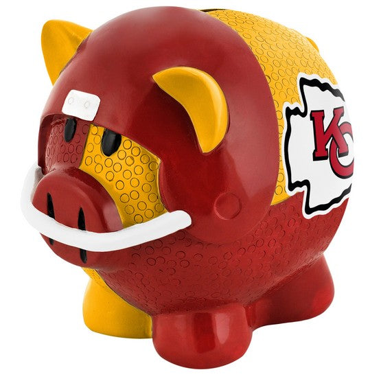 cheifs football helmet piggy bank Kansas City Chiefs Lg Thematic Piggy Bank