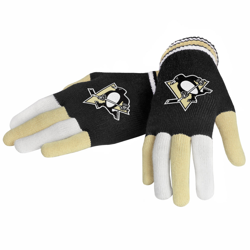 Pittsburgh Penguins Multicolor Knit Gloves