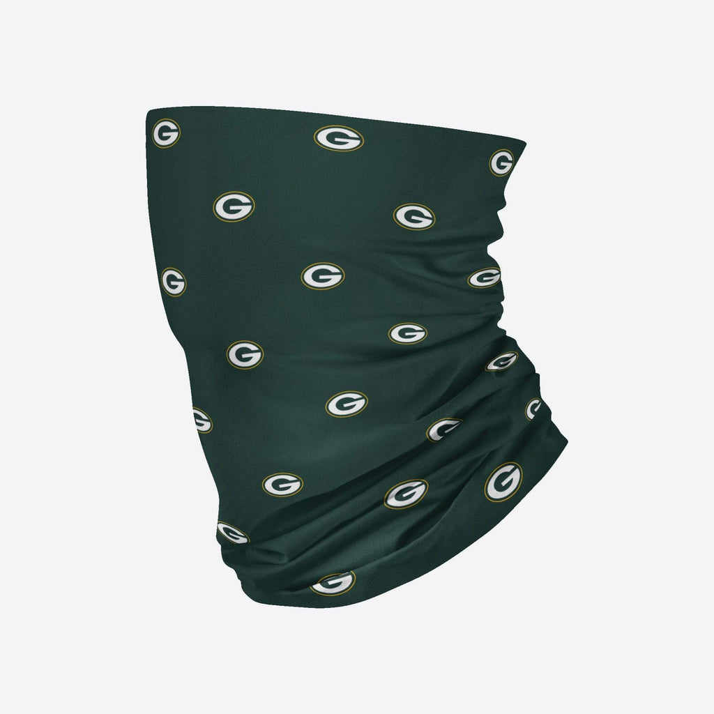 Green Bay Packers Mini Print Repeat Logo Gaiter Scarf