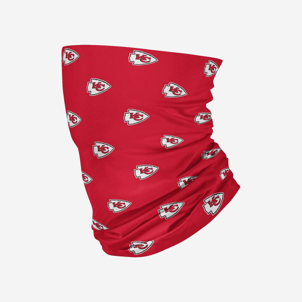 Kansas City Chiefs Mini Print Repeat Logo Gaiter Scarf