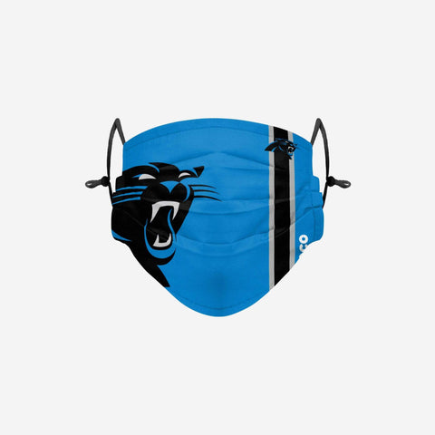 Carolina Panthers On-Field Sideline Big Logo Adjustable Face Cover