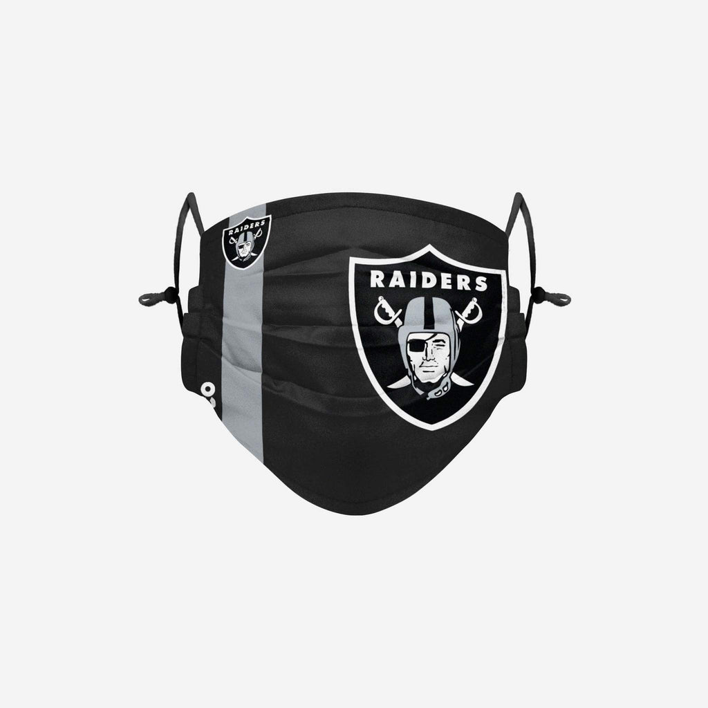 Las Vegas Raiders On-Field Sideline Big Logo Adjustable Face Cover