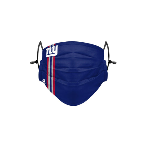 New York Giants On-Field Sideline Team Stripe Adjustable Face Cover