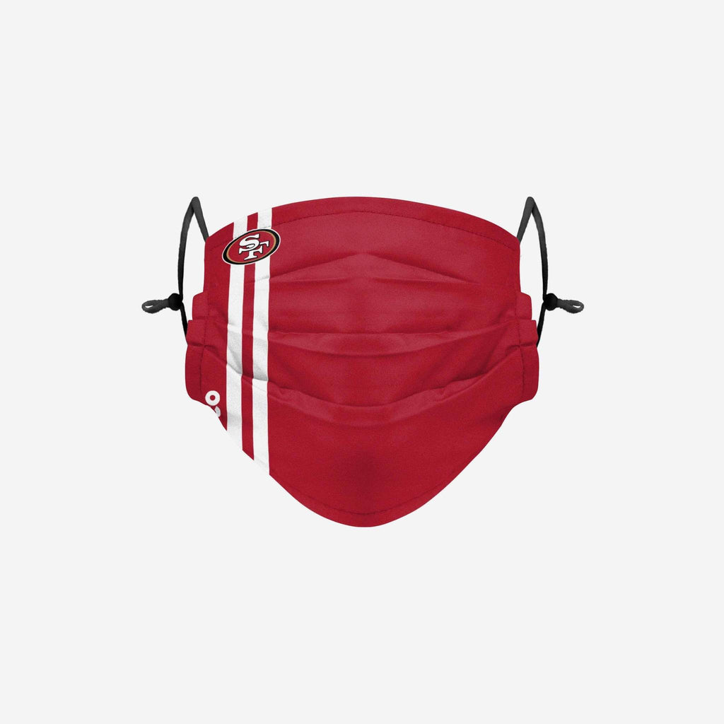 San Francisco 49ers On-Field Sideline Team Stripe Adjustable Face Cover