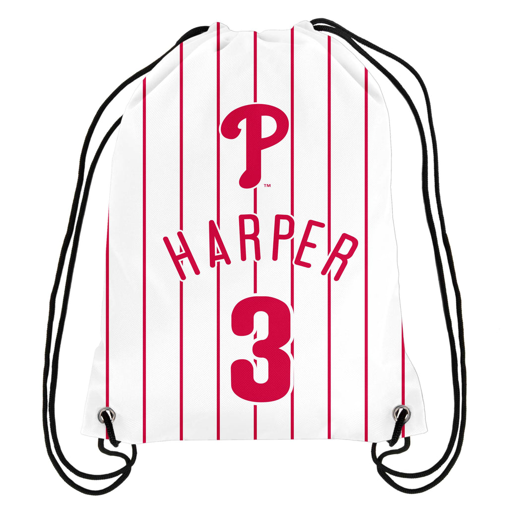 Philadelphia Phillies Bryce Harper Printed Player Drawstring Bag