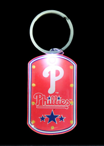 Philadelphia Phillies Red LED Dog Tag