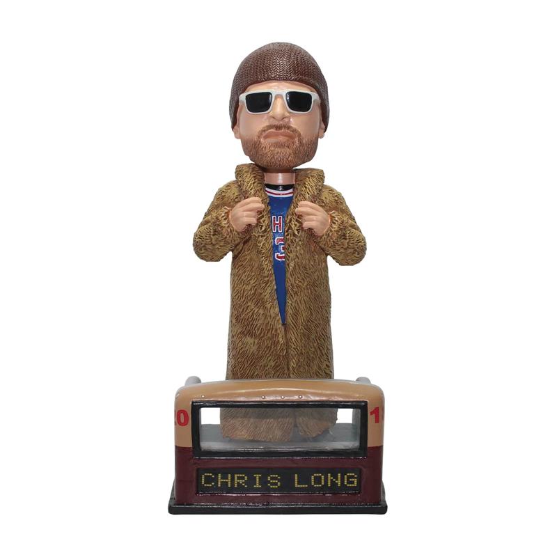 Philadelphia Eagles Super Bowl LII Champions Chris Long Fur Coat Parade Bobblehead