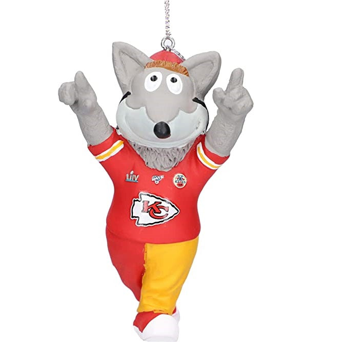 Kansas City Chiefs Super Bowl 54 Champions Mascot Ornament