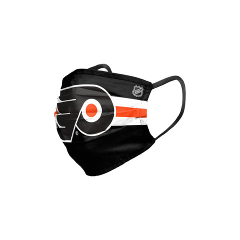 Philadelphia Flyers Stripe Big Logo Pleated Face Cover Mask