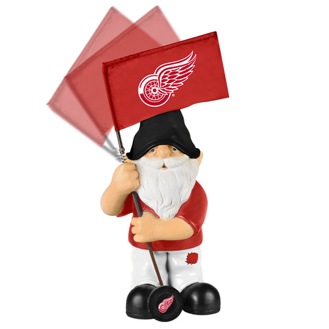 Detroit Red Wings Springy Flag Gnome