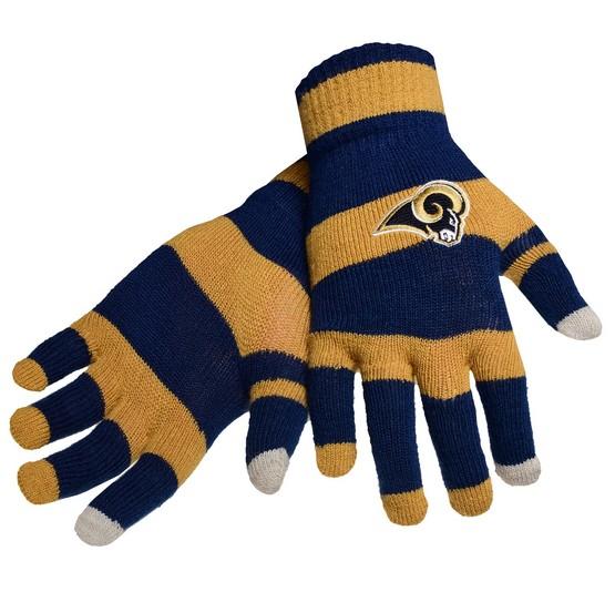 Los Angeles Rams Stripe Knit Texting Glove