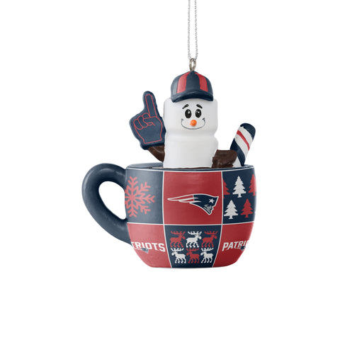 New England Patriots Smores Mug Ornament