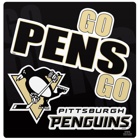 Pittsburgh Penguins Slogan Magnet Sheet