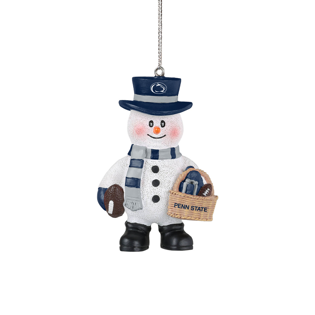 Penn State Nittany Lions Snowman Basket Ornament