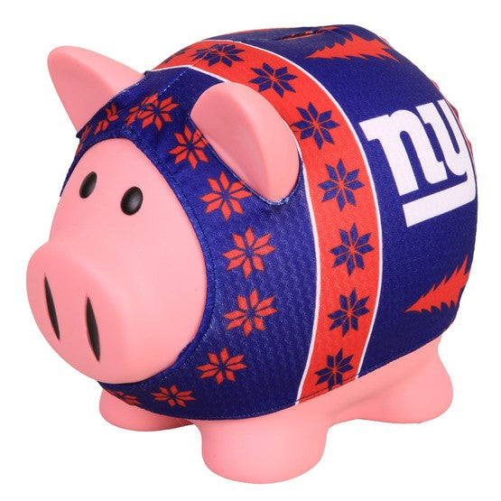 New York Giants Sweater Pig Bank