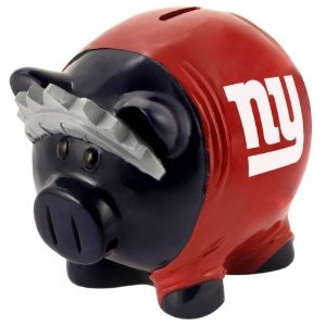 New York Giants Sm Thematic Piggy Bank