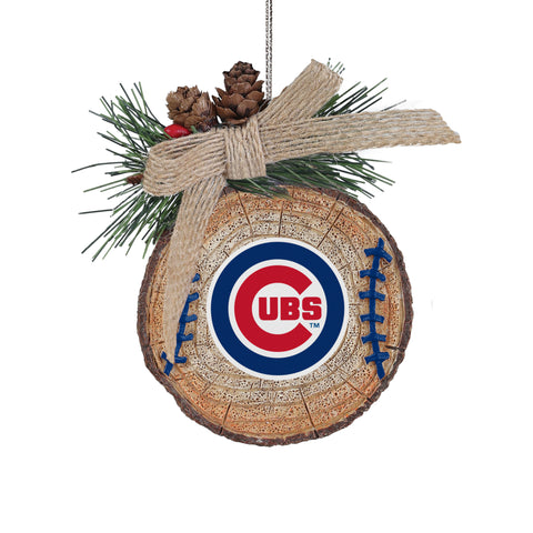 Chicago Cubs Ball Stump Ornament