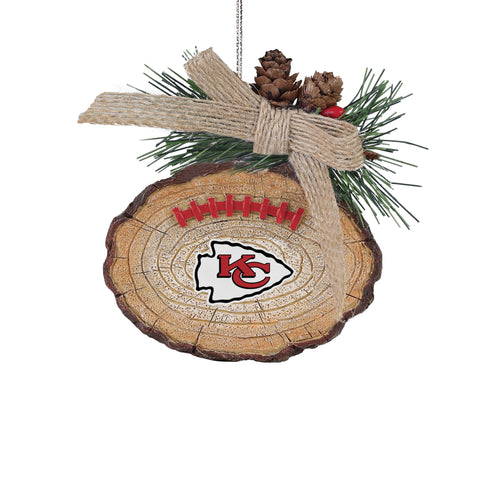 Kansas City Chiefs Ball Stump Ornament