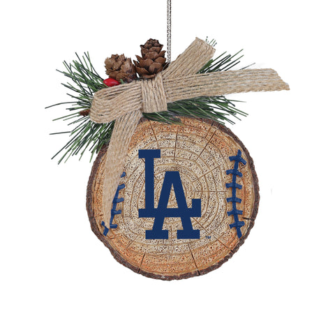 Los Angeles Dodgers Ball Stump Ornament