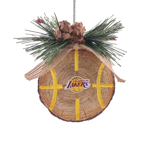 Los Angeles Lakers Ball Stump Ornament