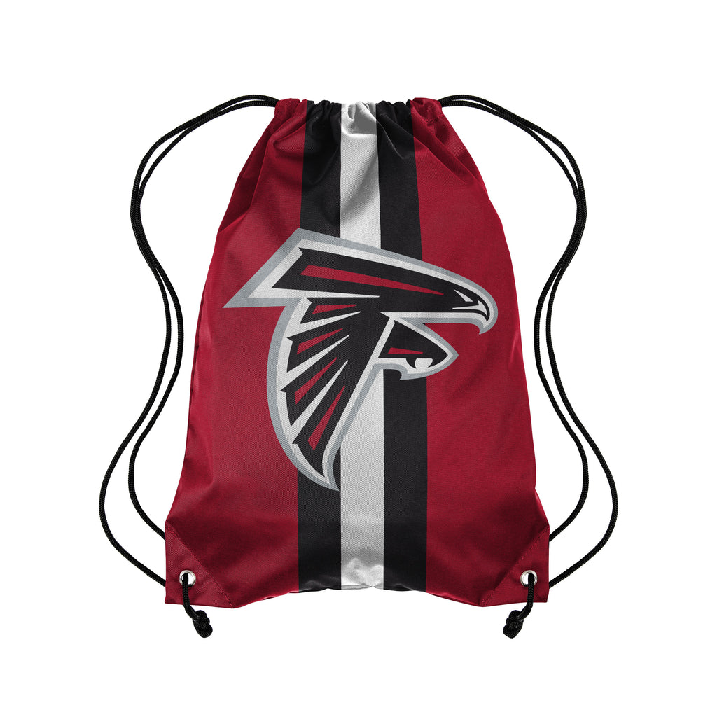 Atlanta Falcons Team Stripe Drawstring Backpack