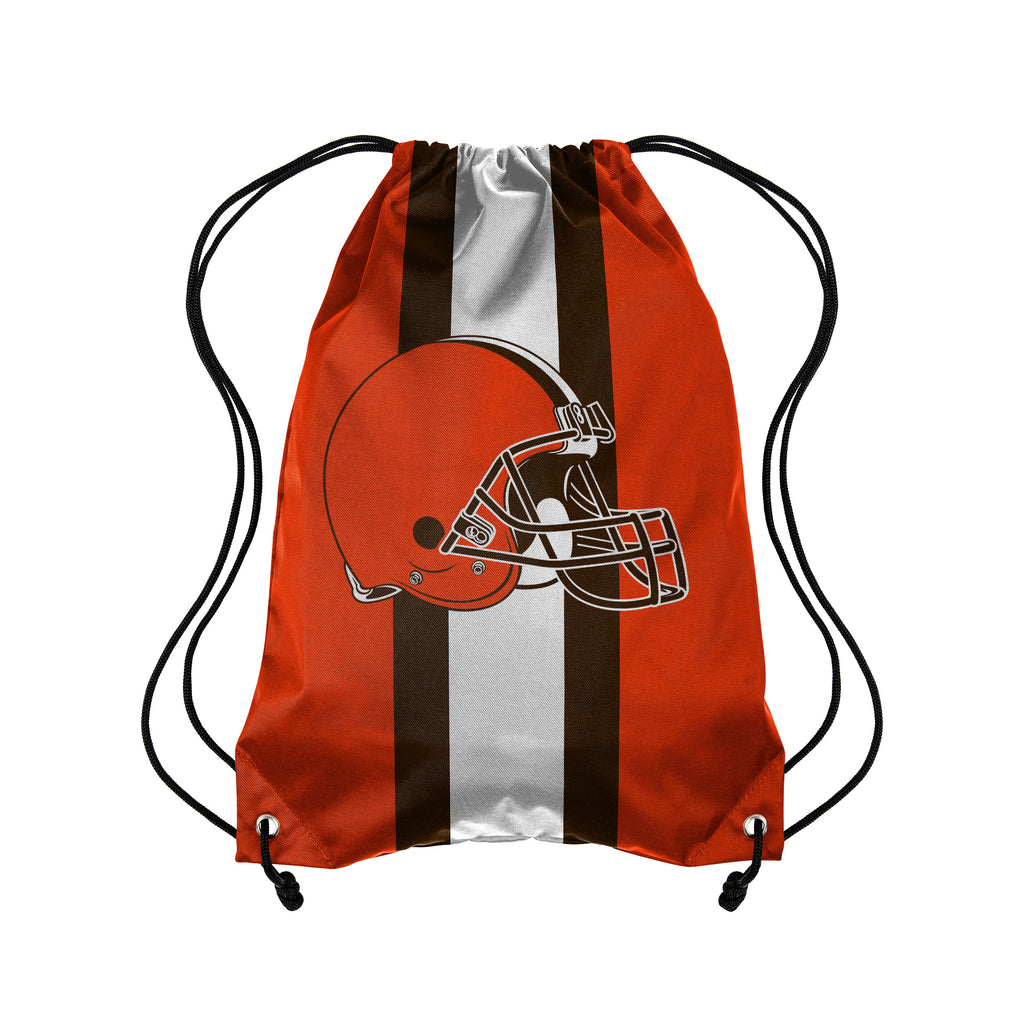 Cleveland Browns Team Stripe Drawstring Backpack